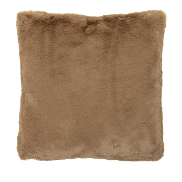 Fellkissen Deluxe 45x45cm hellbraun