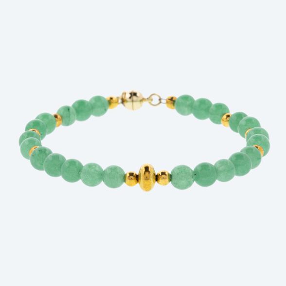 Armband Jade Magnetverschluß