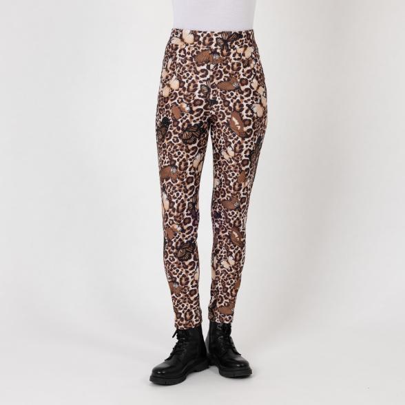 4069315129789 - FASHION NEWS Thermo-Fleece-Leggings Animalprint