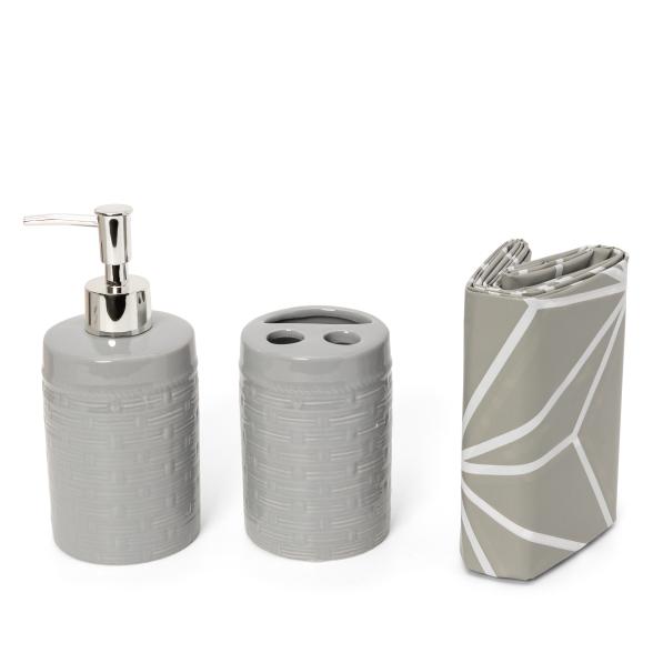 Badezimmer Set Grau