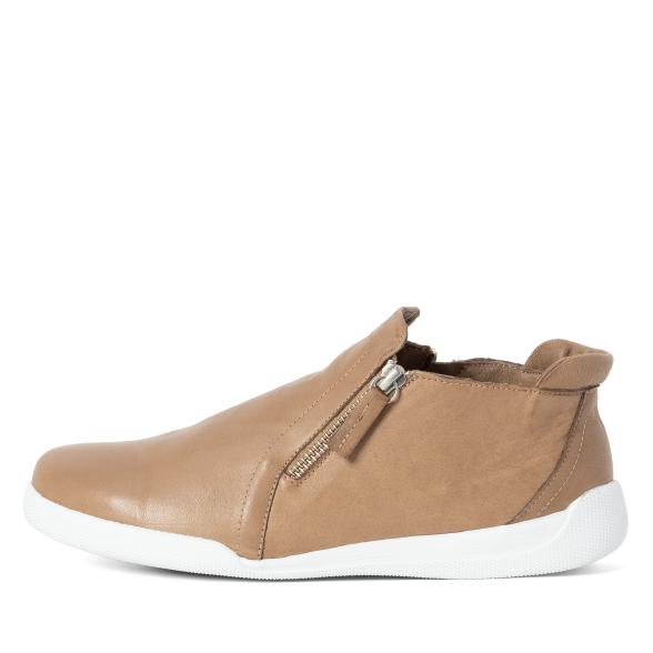 Andrea Conti Damen Lederslipper peanut