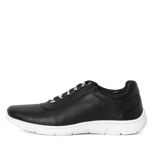 Andrea Conti Damen Lederslipper schwarz