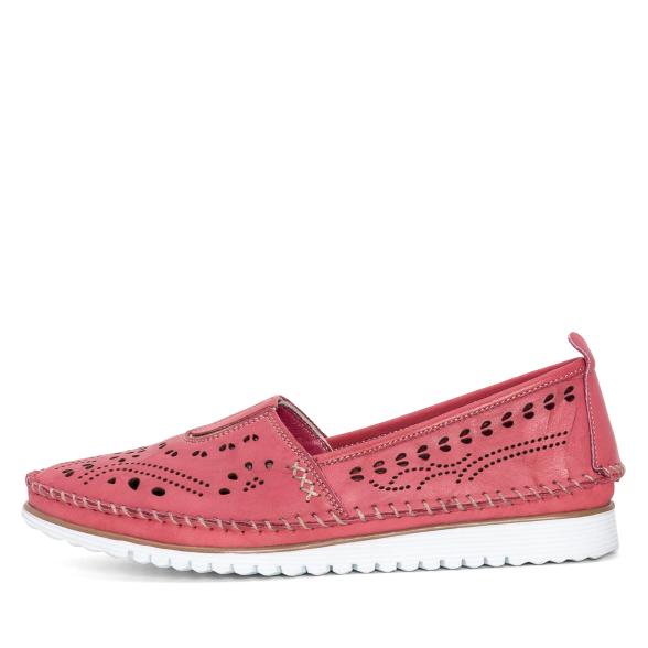 Andrea Conti Damen Lederslipper koralle