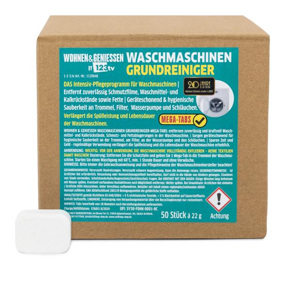 W&G Waschmaschinen Reiniger Megabox