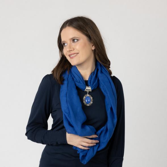 Lilli B. Schmuckschal blau