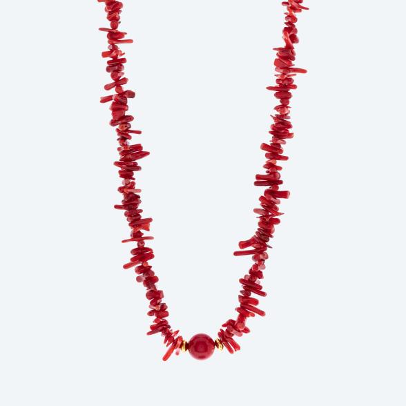 Collier Bambuskoralle Magnetverschluß