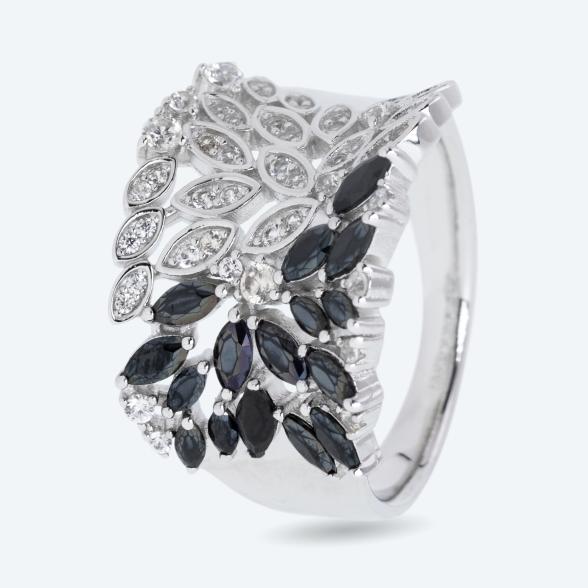 4069315095268 - Ring 925 Silber rhodiniert Spinell