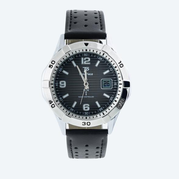 Time Piece Herren-Funkuhr anthrazit