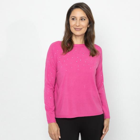 Cashmerelike by BLUE SEVEN Pullover fuchsia