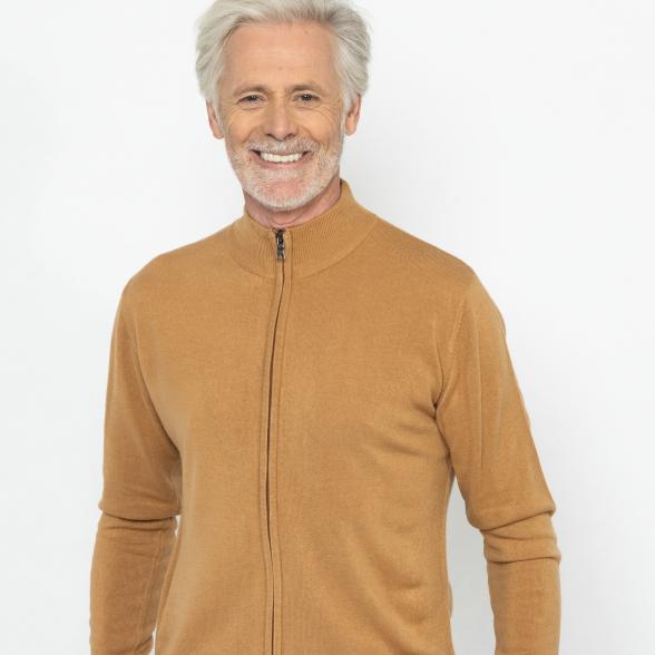 Cashmerelike by BLUE SEVEN Strickjacke camel