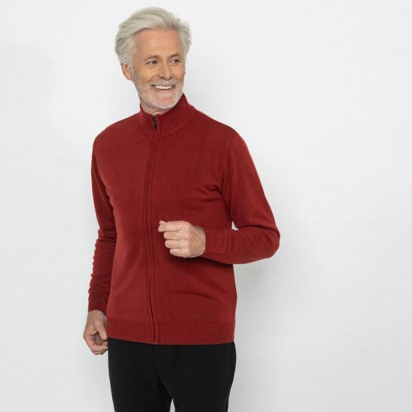 Cashmerelike by BLUE SEVEN Strickjacke dunkelrot