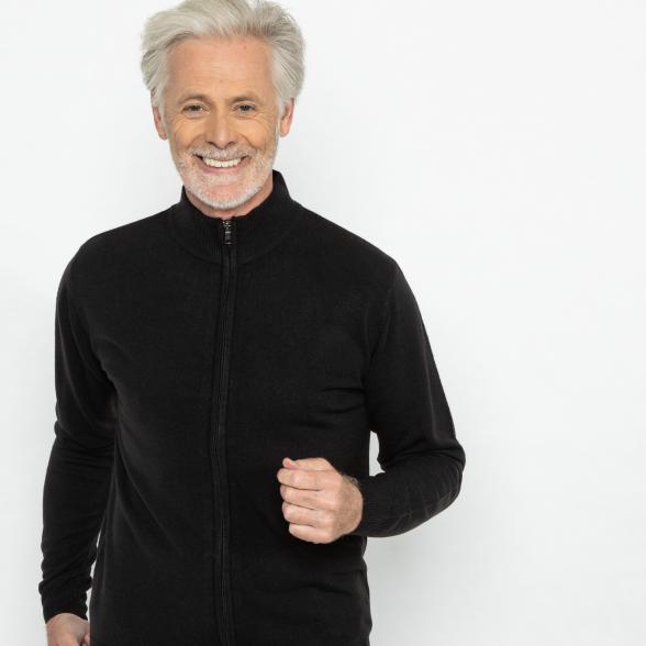 Cashmerelike by BLUE SEVEN Strickjacke schwarz