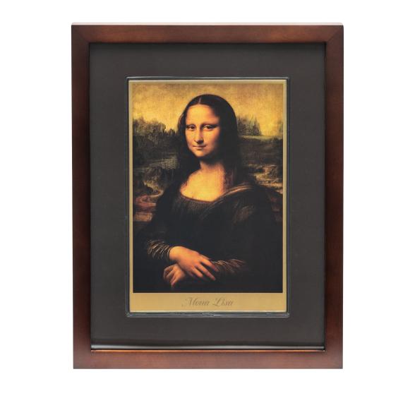 Leonardo Da Vinci - Mona Lisa im Rahmen 1/10 oz