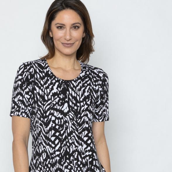 Thumbnail - RÖSSLER SELECTION Damen Shirt schwarz/weiß
