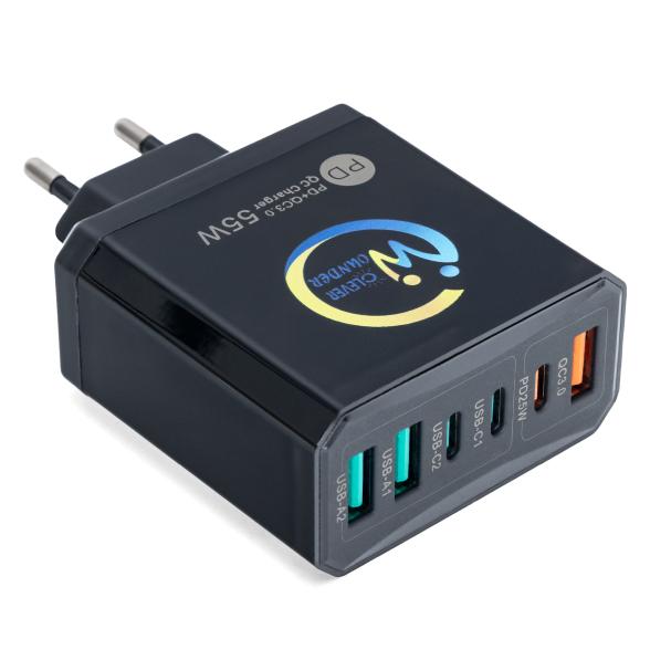 Reiseadapter schwarz Netzteil