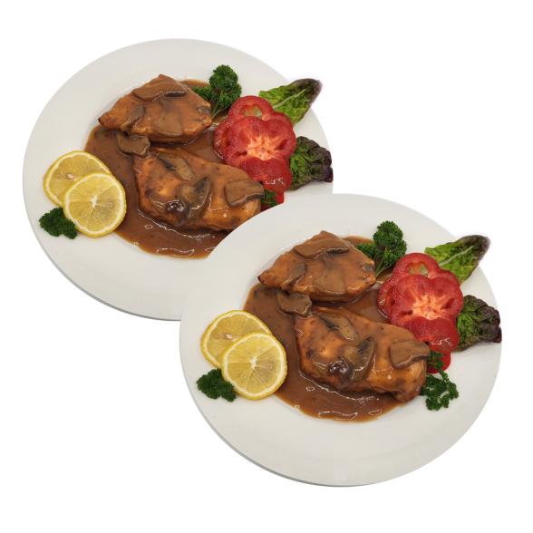 Hähnchen in Champignon-Rahm-Sauce