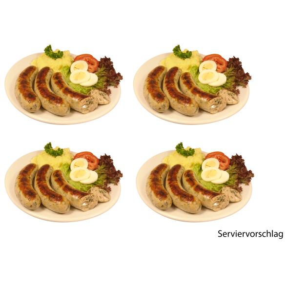 Rhönis Käse-Spinat-Bratwürste