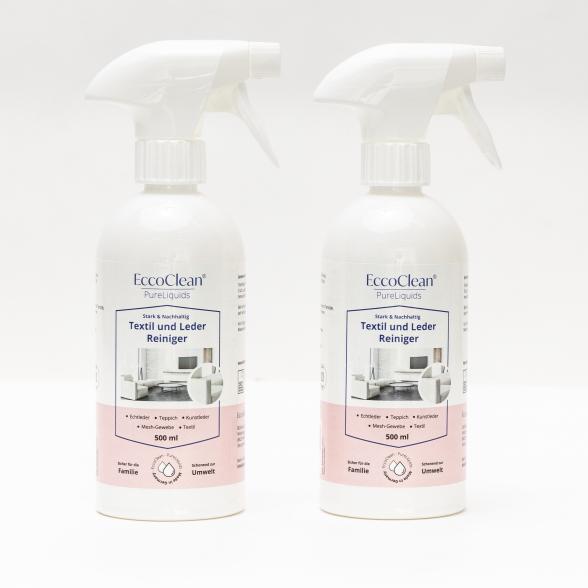 EccoClean Textil & Leder Reiniger 2 x 500 ml