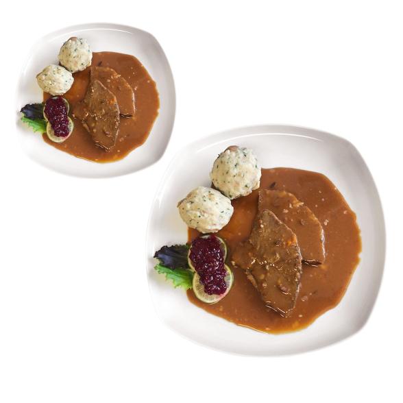 Sauerbraten mit Brezenknödel