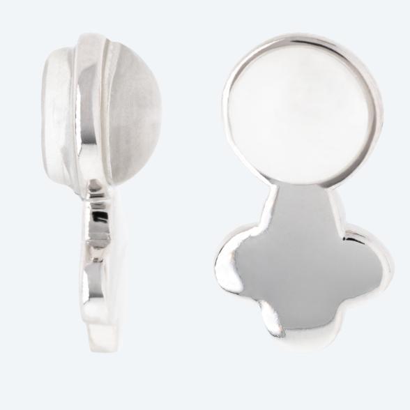 Ohrlifter Paar 925 Sterling Silber rhodiniert