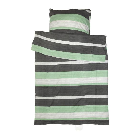 Edelflanell Bettwäsche grün 135x200cm