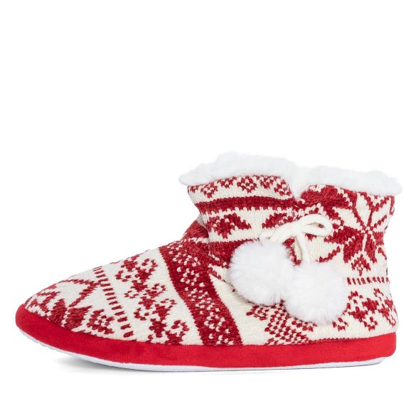 NORWAY ORIGINALS Damenhausschuhe rot