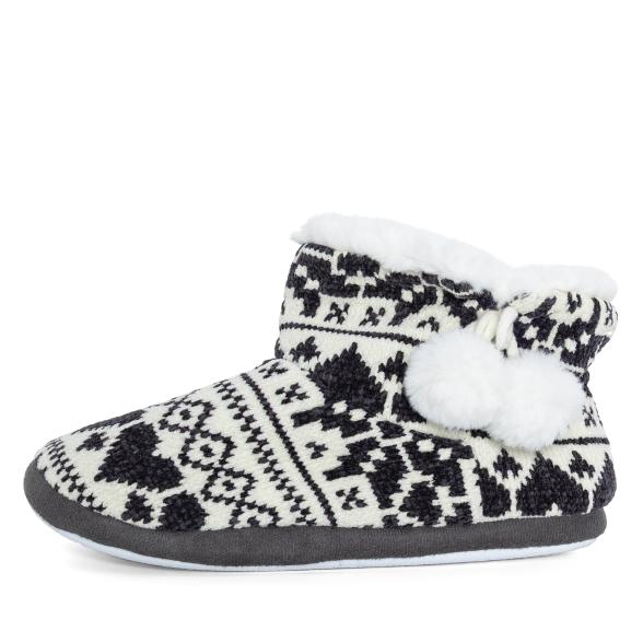 NORWAY ORIGINALS Damenhausschuhe schwarz