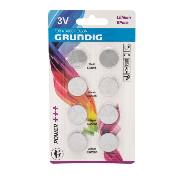 Grundig Knopfzellen 8pcs.
