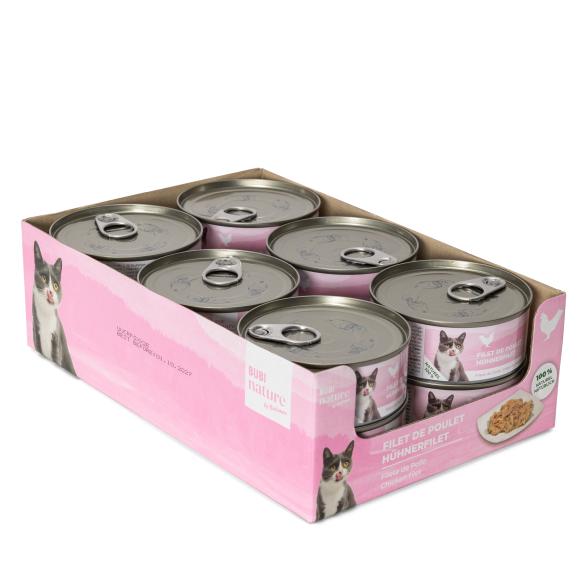Bubi Nature Katze Hühnerfilet 12x140g