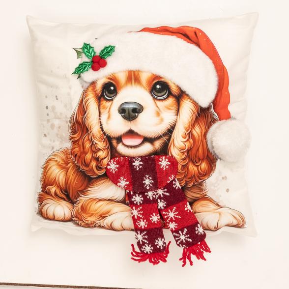 Dekokissen Hundebaby 40x40cm