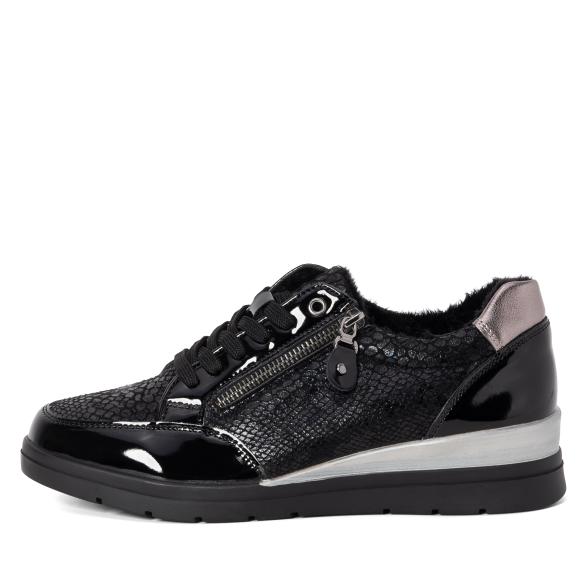 TOPWAY COMFORT Damensneaker schwarz