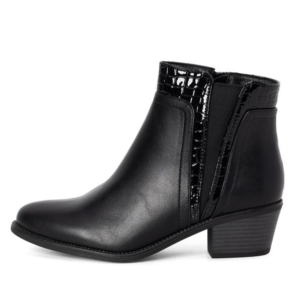 TOPWAY COMFORT Damenstiefeletten schwarz