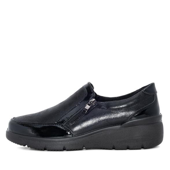 TOPWAY COMFORT Damenslipper schwarz