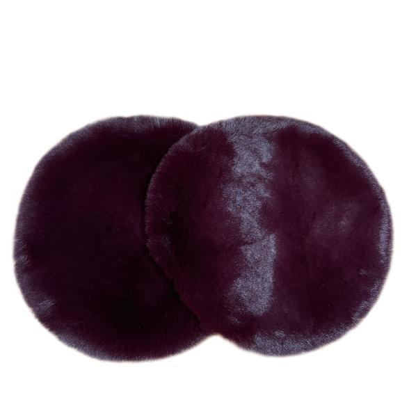 Stuhlfellset Deluxe 2tlg.  38cm bordeaux