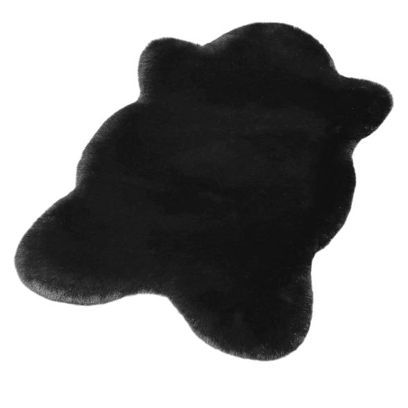 Fellteppich Deluxe 60x90cm schwarz