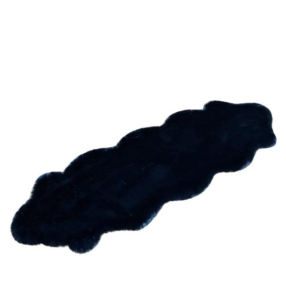 Sofafell Deluxe  60x180cm schwarz