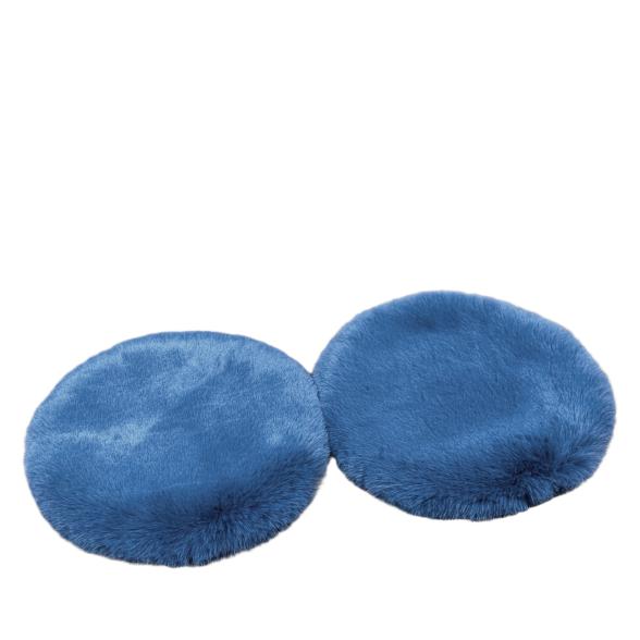 Stuhlfellset Deluxe 2tlg.  38cm blau