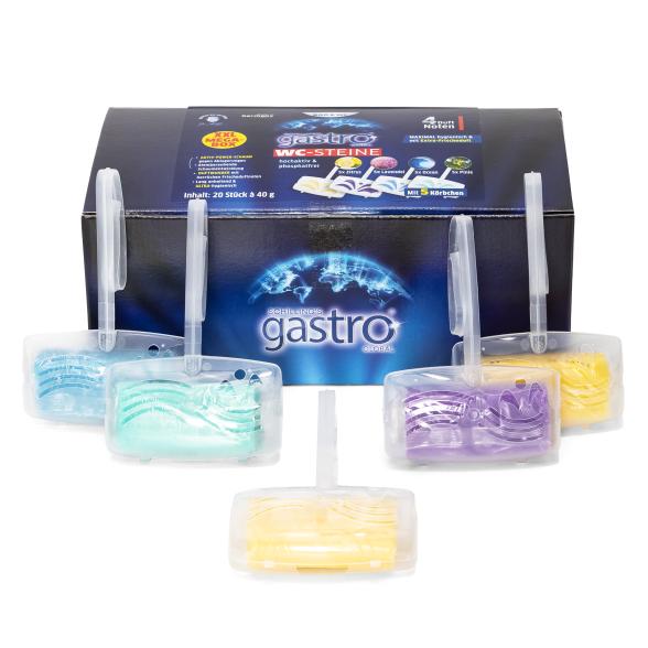 gastro Megabox WC-Steine 20 Stück, 4 Düfte