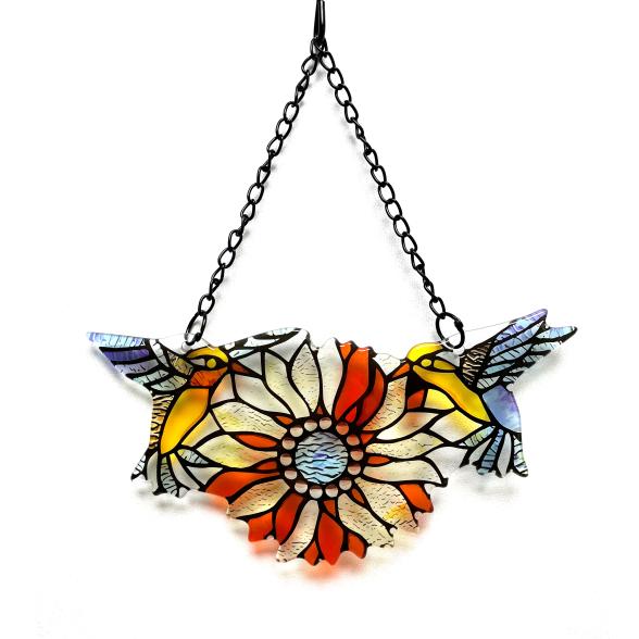 Fensterbild Kolibris 25cm