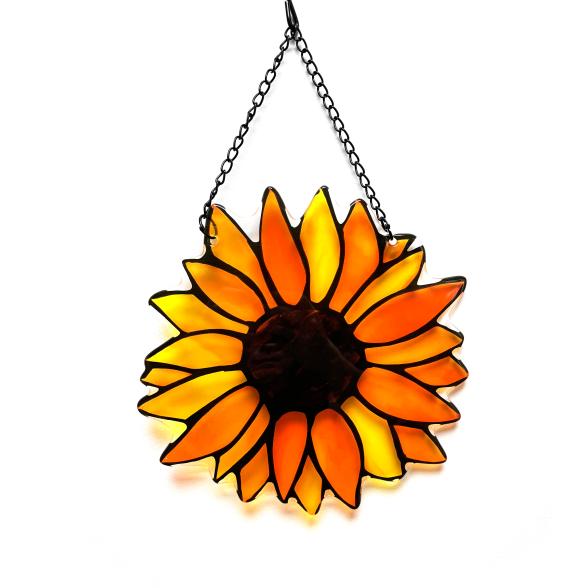 Fensterbild Sonnenblume 25cm