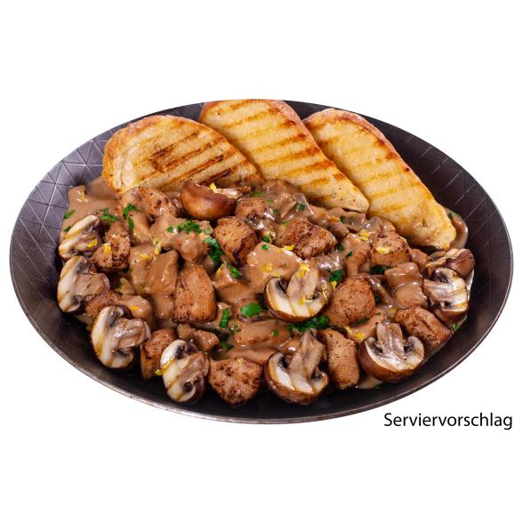 Hendlragout in Schwammerlsauce