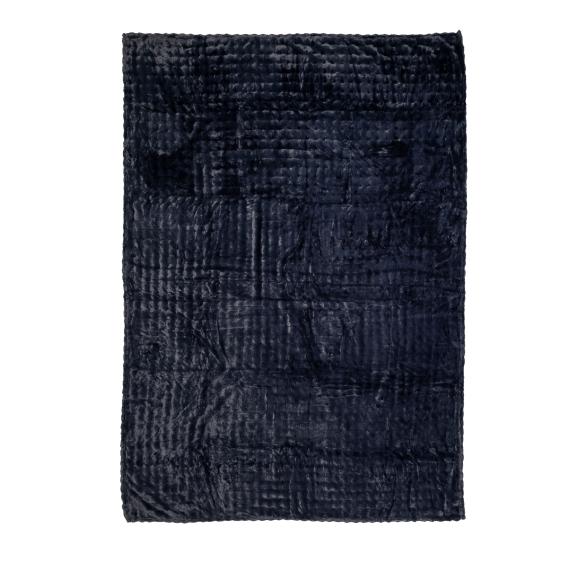 Felldecke Nerzoptik 150x200cm grau