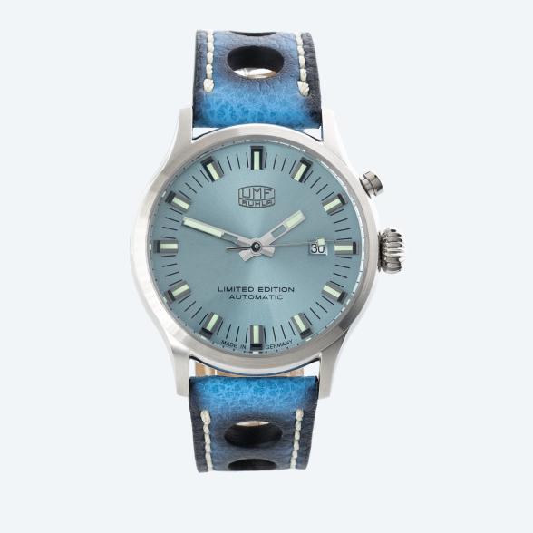 UMF Herren-Automatikuhr, eisblau