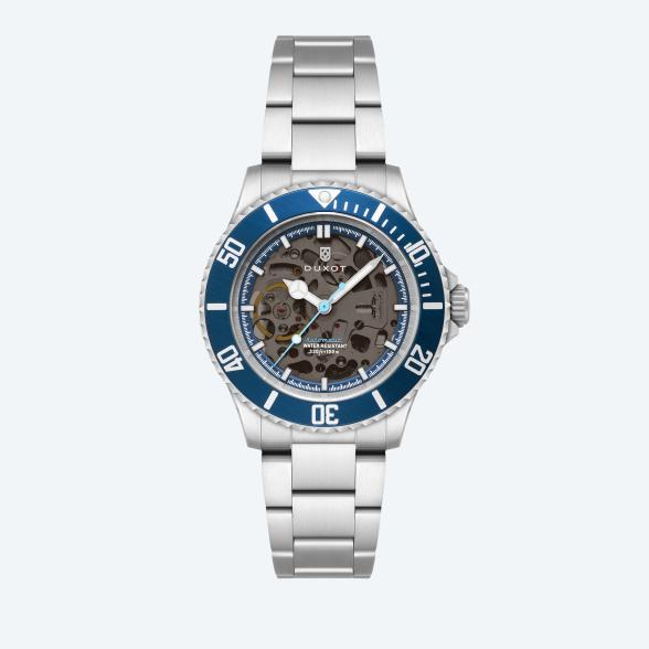 4894664225178 - Automatikuhr Atlantica Skeleton blau