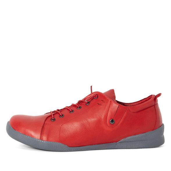 Andrea Conti Damen Lederslipper chili
