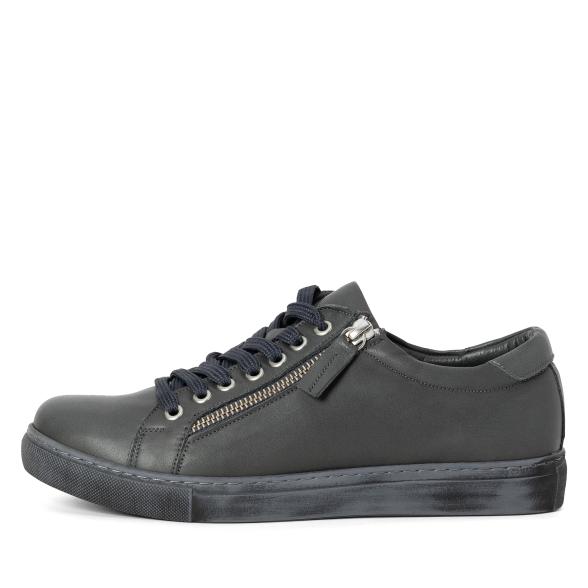 Andrea Conti Damen Lederslipper schiefer