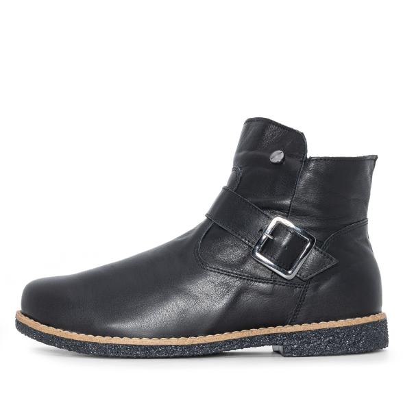 Andrea Conti Damen Lederstiefelette schwarz