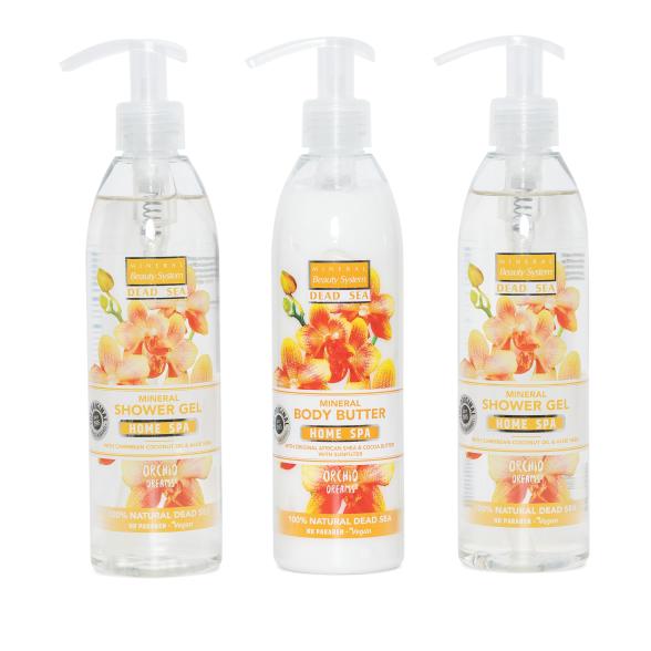 MBS Set Body Butter+Duschgel Orchidee 3x300ml