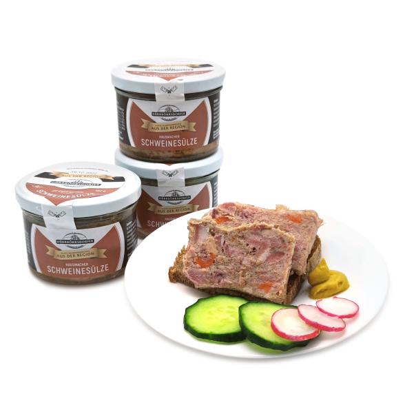 Hausmachersülze im Glas 3x160g