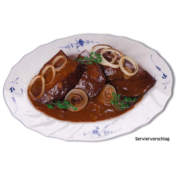 Torgauer Schweineleber in Zwiebelsosse 800g